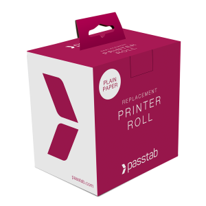 Passtab Printer Paper (Not Sticky) Roll (White)