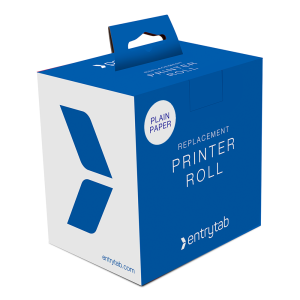 Entrytab Printer Paper (Not Sticky) Roll (White)